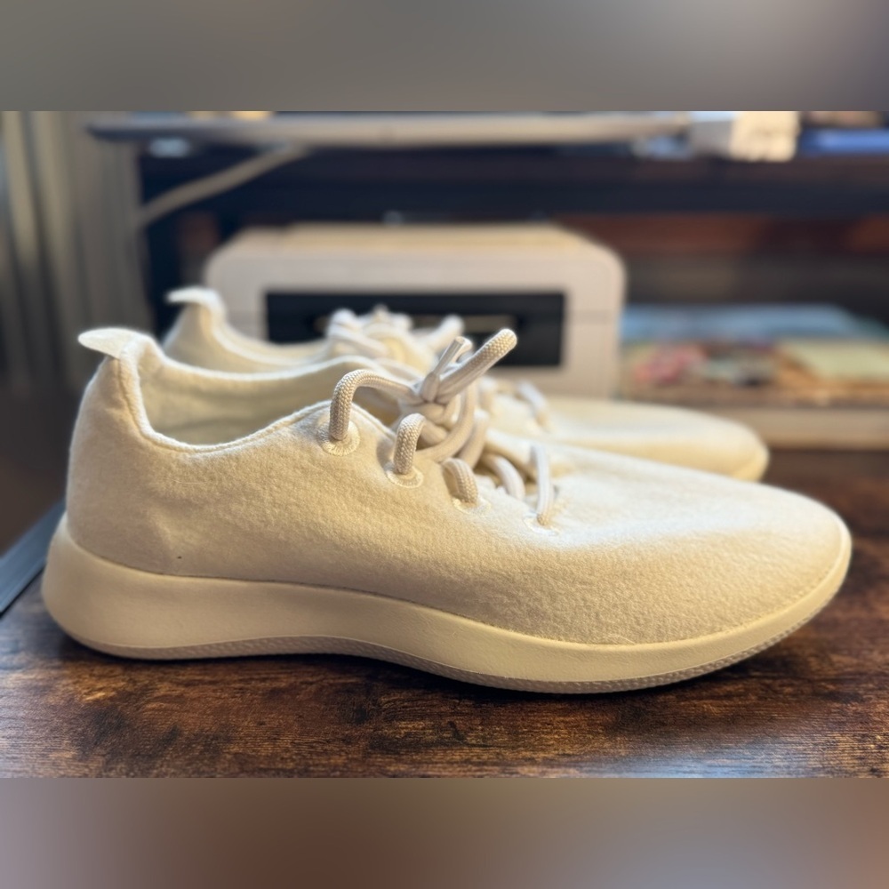 Allbirds Women's Wool Runner in Natural White - Size 9